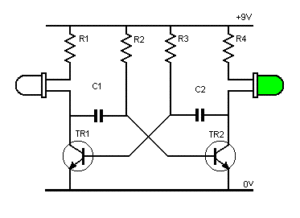 astabil multivibrátor
