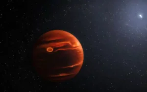 VHS 1256 b exobolygó (illusztráció)