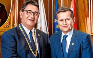 Merkely Béla és Krausz Ferenc (Fotó: Zellei Boglárka – Semmelweis Egyetem)